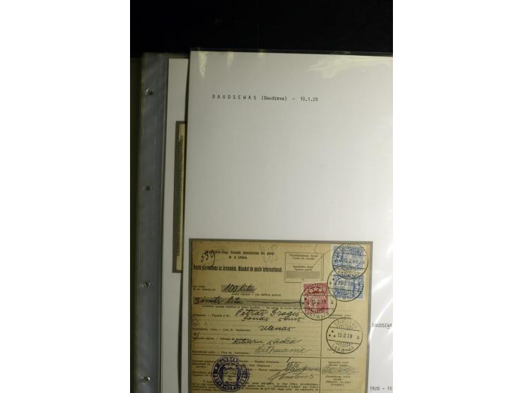 NORMSTEMPEL: AAHOF-ZVIDZIENA, umfangreiche Sammlung mit über 750 Briefen und Karten, alles sauber in 6 Alben
