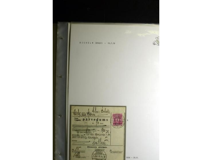 NORMSTEMPEL: AAHOF-ZVIDZIENA, umfangreiche Sammlung mit über 750 Briefen und Karten, alles sauber in 6 Alben