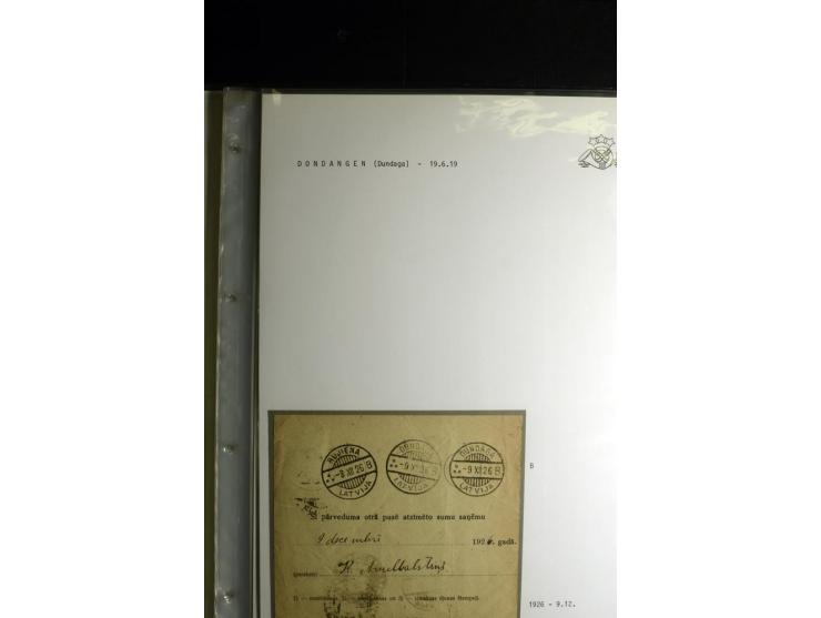 NORMSTEMPEL: AAHOF-ZVIDZIENA, umfangreiche Sammlung mit über 750 Briefen und Karten, alles sauber in 6 Alben