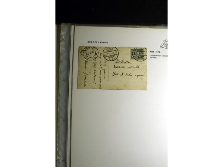 NORMSTEMPEL: AAHOF-ZVIDZIENA, umfangreiche Sammlung mit über 750 Briefen und Karten, alles sauber in 6 Alben