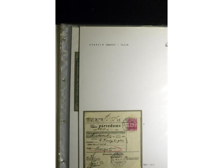 NORMSTEMPEL: AAHOF-ZVIDZIENA, umfangreiche Sammlung mit über 750 Briefen und Karten, alles sauber in 6 Alben