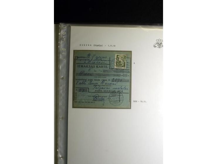 NORMSTEMPEL: AAHOF-ZVIDZIENA, umfangreiche Sammlung mit über 750 Briefen und Karten, alles sauber in 6 Alben