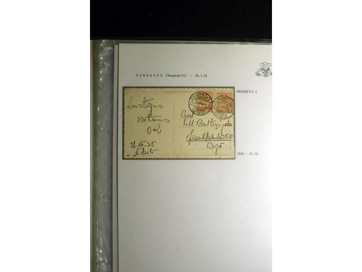 NORMSTEMPEL: AAHOF-ZVIDZIENA, umfangreiche Sammlung mit über 750 Briefen und Karten, alles sauber in 6 Alben