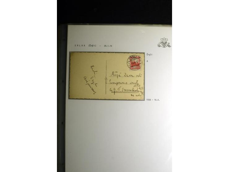 NORMSTEMPEL: AAHOF-ZVIDZIENA, umfangreiche Sammlung mit über 750 Briefen und Karten, alles sauber in 6 Alben