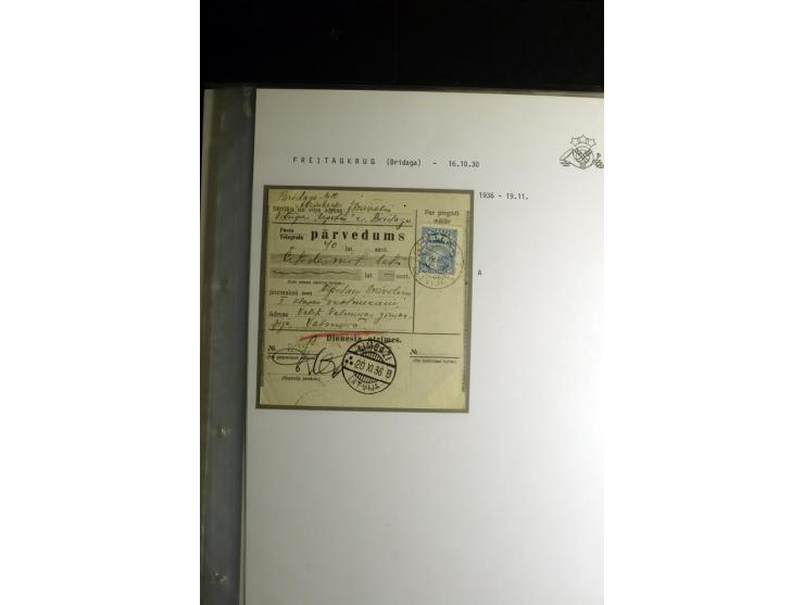 NORMSTEMPEL: AAHOF-ZVIDZIENA, umfangreiche Sammlung mit über 750 Briefen und Karten, alles sauber in 6 Alben