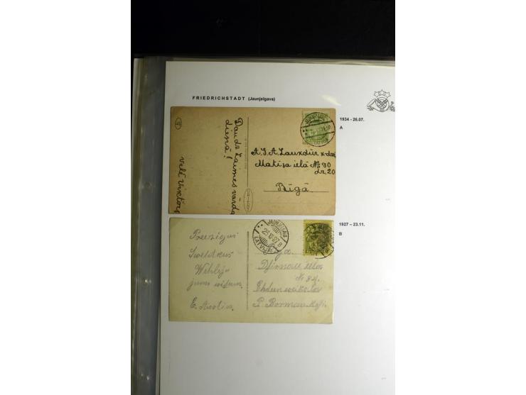 NORMSTEMPEL: AAHOF-ZVIDZIENA, umfangreiche Sammlung mit über 750 Briefen und Karten, alles sauber in 6 Alben