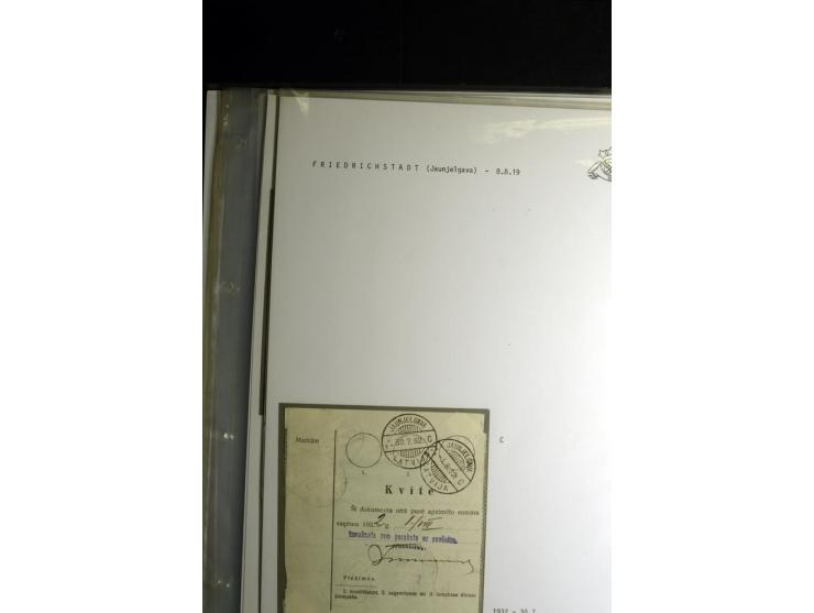 NORMSTEMPEL: AAHOF-ZVIDZIENA, umfangreiche Sammlung mit über 750 Briefen und Karten, alles sauber in 6 Alben