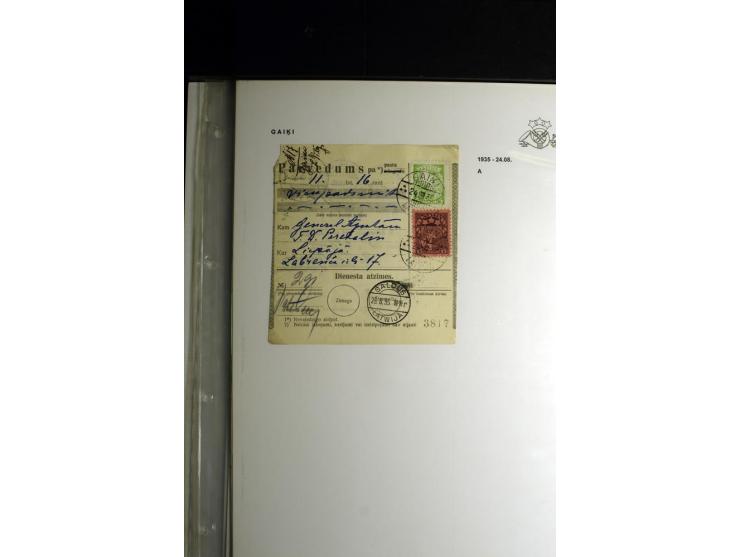NORMSTEMPEL: AAHOF-ZVIDZIENA, umfangreiche Sammlung mit über 750 Briefen und Karten, alles sauber in 6 Alben