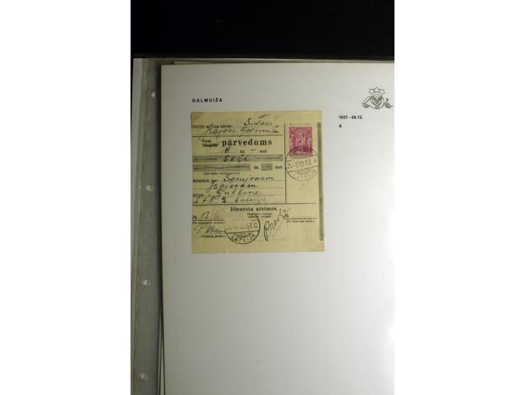 NORMSTEMPEL: AAHOF-ZVIDZIENA, umfangreiche Sammlung mit über 750 Briefen und Karten, alles sauber in 6 Alben