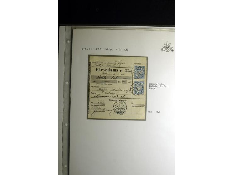 NORMSTEMPEL: AAHOF-ZVIDZIENA, umfangreiche Sammlung mit über 750 Briefen und Karten, alles sauber in 6 Alben