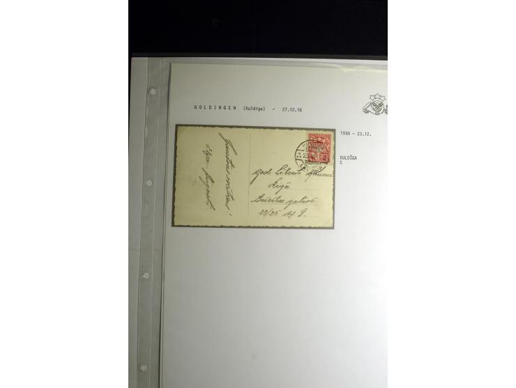 NORMSTEMPEL: AAHOF-ZVIDZIENA, umfangreiche Sammlung mit über 750 Briefen und Karten, alles sauber in 6 Alben