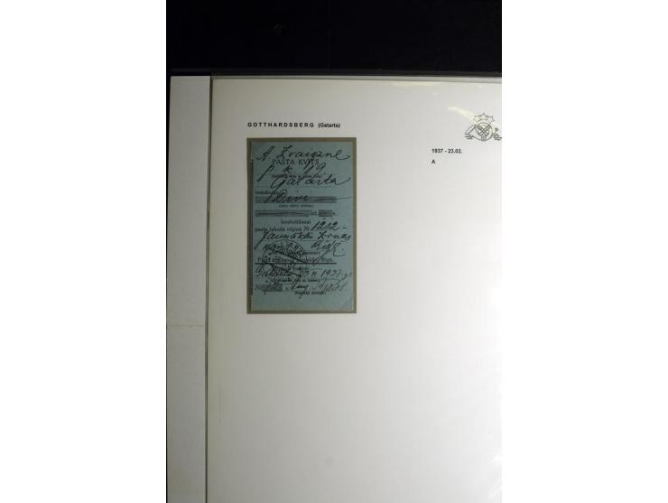 NORMSTEMPEL: AAHOF-ZVIDZIENA, umfangreiche Sammlung mit über 750 Briefen und Karten, alles sauber in 6 Alben