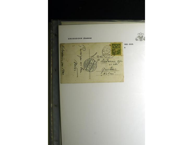 NORMSTEMPEL: AAHOF-ZVIDZIENA, umfangreiche Sammlung mit über 750 Briefen und Karten, alles sauber in 6 Alben
