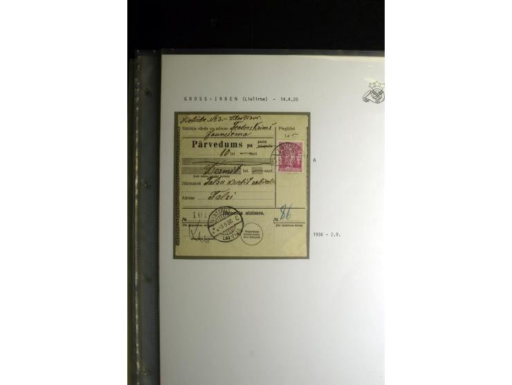 NORMSTEMPEL: AAHOF-ZVIDZIENA, umfangreiche Sammlung mit über 750 Briefen und Karten, alles sauber in 6 Alben