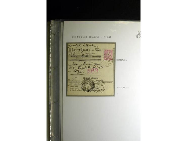 NORMSTEMPEL: AAHOF-ZVIDZIENA, umfangreiche Sammlung mit über 750 Briefen und Karten, alles sauber in 6 Alben