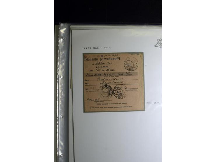 NORMSTEMPEL: AAHOF-ZVIDZIENA, umfangreiche Sammlung mit über 750 Briefen und Karten, alles sauber in 6 Alben