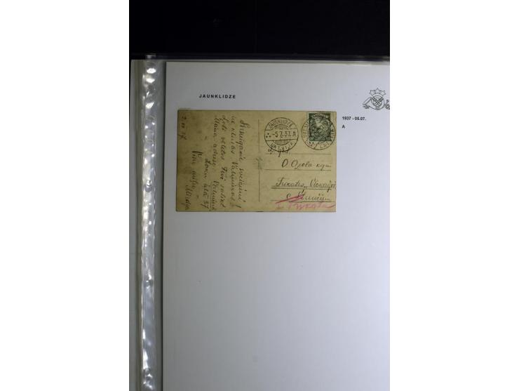 NORMSTEMPEL: AAHOF-ZVIDZIENA, umfangreiche Sammlung mit über 750 Briefen und Karten, alles sauber in 6 Alben