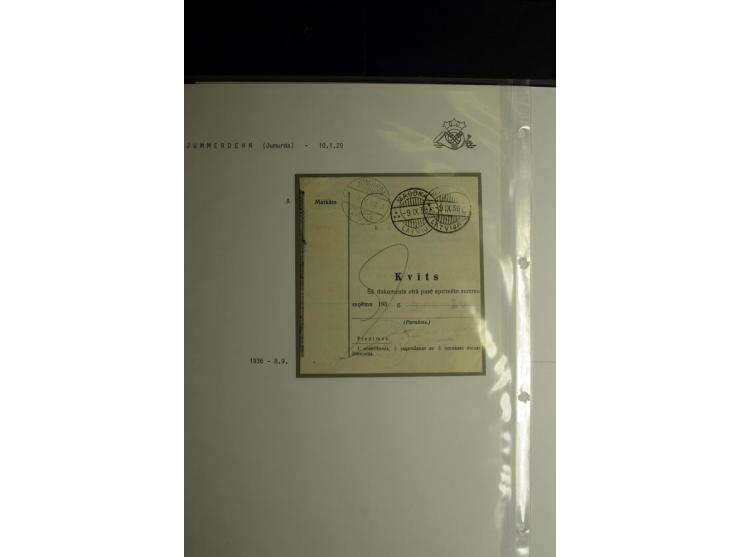 NORMSTEMPEL: AAHOF-ZVIDZIENA, umfangreiche Sammlung mit über 750 Briefen und Karten, alles sauber in 6 Alben