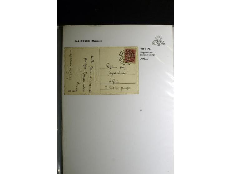 NORMSTEMPEL: AAHOF-ZVIDZIENA, umfangreiche Sammlung mit über 750 Briefen und Karten, alles sauber in 6 Alben