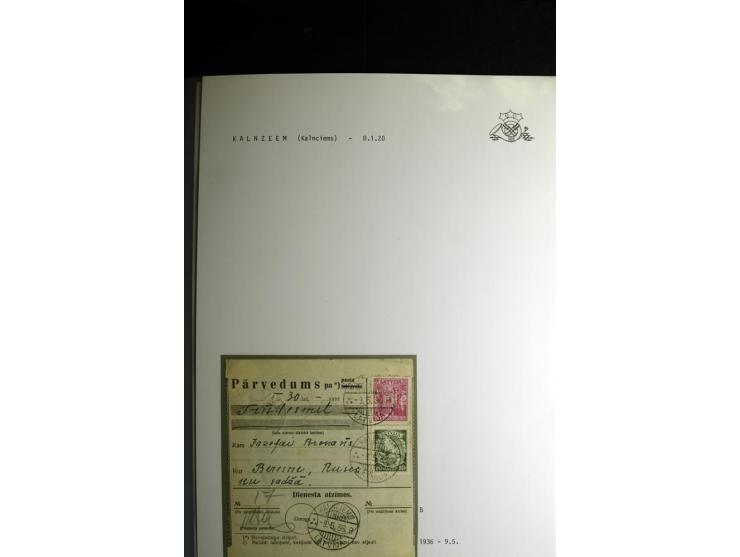NORMSTEMPEL: AAHOF-ZVIDZIENA, umfangreiche Sammlung mit über 750 Briefen und Karten, alles sauber in 6 Alben