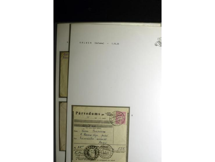NORMSTEMPEL: AAHOF-ZVIDZIENA, umfangreiche Sammlung mit über 750 Briefen und Karten, alles sauber in 6 Alben
