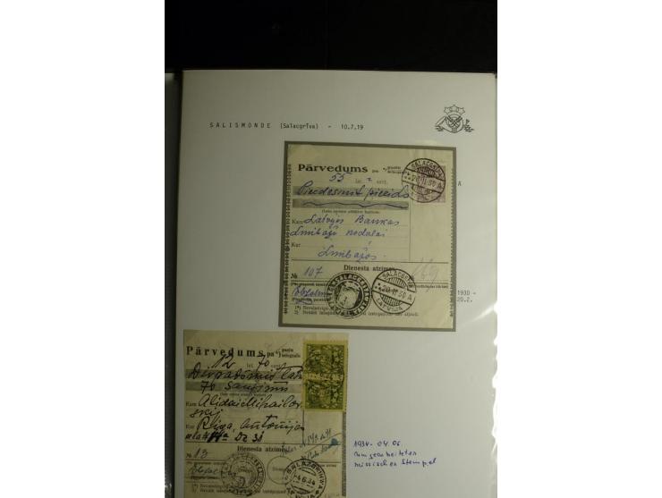 NORMSTEMPEL: AAHOF-ZVIDZIENA, umfangreiche Sammlung mit über 750 Briefen und Karten, alles sauber in 6 Alben