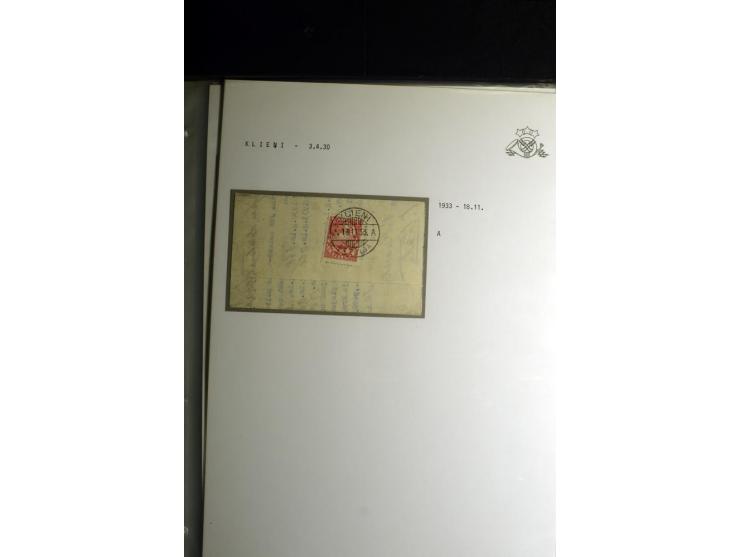 NORMSTEMPEL: AAHOF-ZVIDZIENA, umfangreiche Sammlung mit über 750 Briefen und Karten, alles sauber in 6 Alben