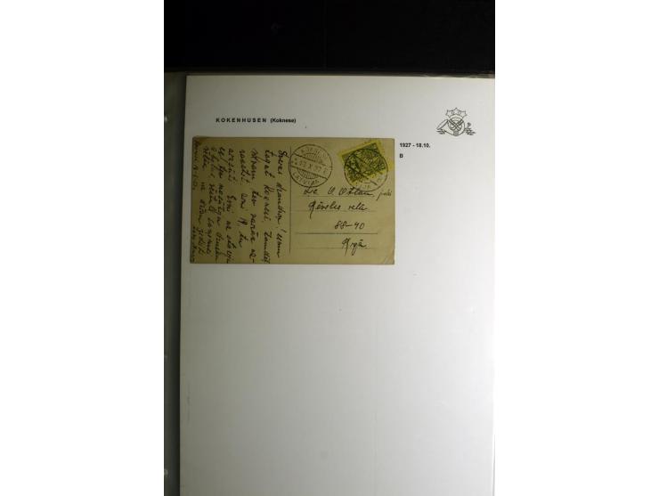 NORMSTEMPEL: AAHOF-ZVIDZIENA, umfangreiche Sammlung mit über 750 Briefen und Karten, alles sauber in 6 Alben