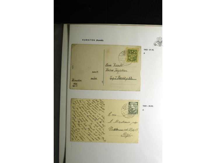 NORMSTEMPEL: AAHOF-ZVIDZIENA, umfangreiche Sammlung mit über 750 Briefen und Karten, alles sauber in 6 Alben