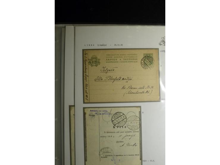 NORMSTEMPEL: AAHOF-ZVIDZIENA, umfangreiche Sammlung mit über 750 Briefen und Karten, alles sauber in 6 Alben