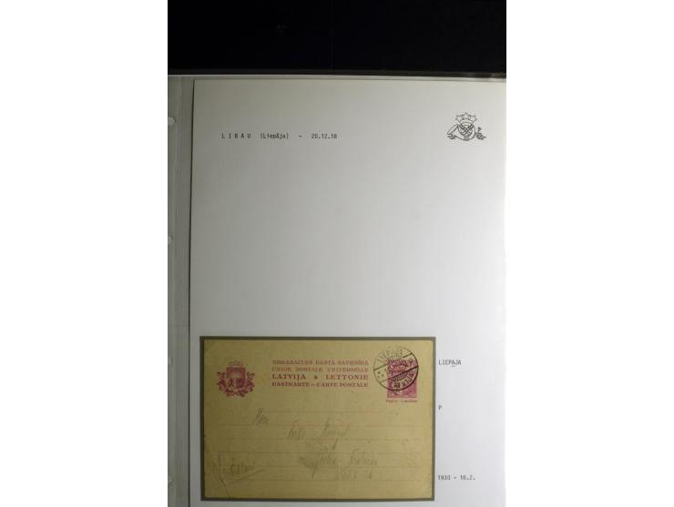 NORMSTEMPEL: AAHOF-ZVIDZIENA, umfangreiche Sammlung mit über 750 Briefen und Karten, alles sauber in 6 Alben