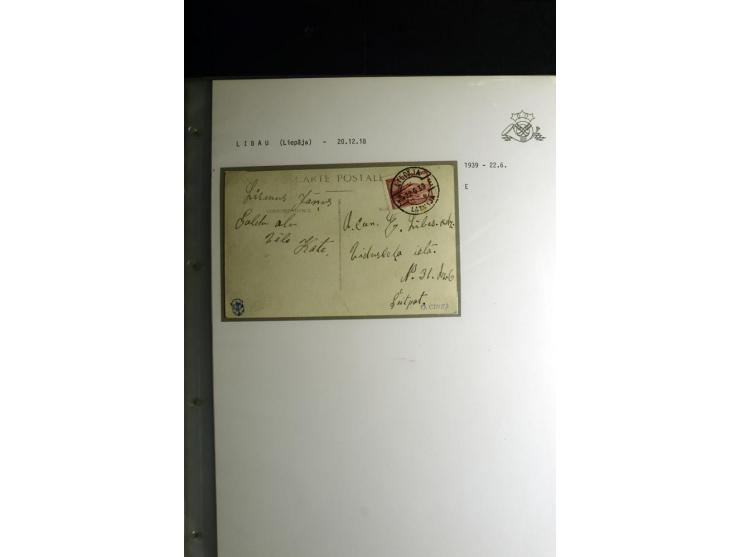 NORMSTEMPEL: AAHOF-ZVIDZIENA, umfangreiche Sammlung mit über 750 Briefen und Karten, alles sauber in 6 Alben