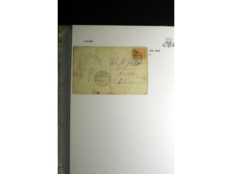 NORMSTEMPEL: AAHOF-ZVIDZIENA, umfangreiche Sammlung mit über 750 Briefen und Karten, alles sauber in 6 Alben