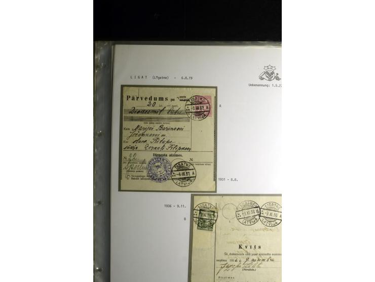 NORMSTEMPEL: AAHOF-ZVIDZIENA, umfangreiche Sammlung mit über 750 Briefen und Karten, alles sauber in 6 Alben