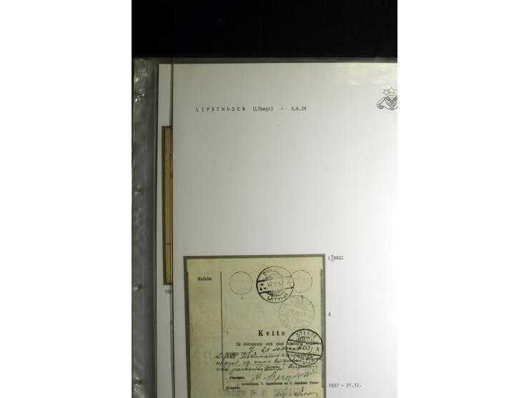 NORMSTEMPEL: AAHOF-ZVIDZIENA, umfangreiche Sammlung mit über 750 Briefen und Karten, alles sauber in 6 Alben