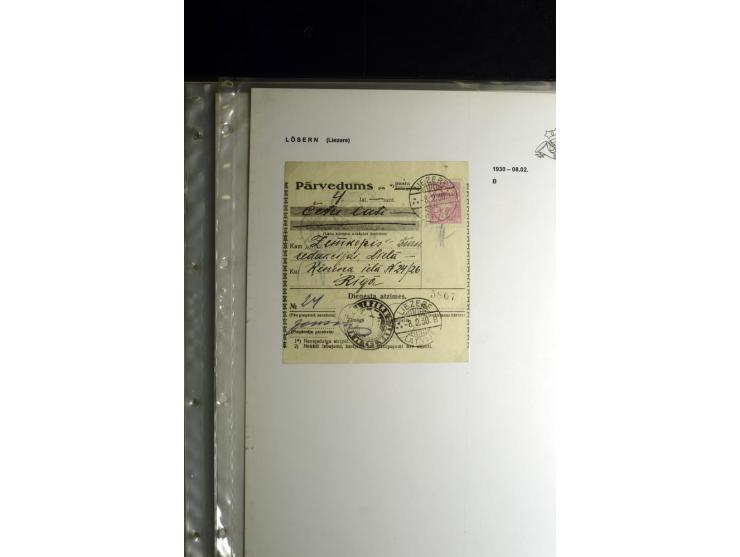NORMSTEMPEL: AAHOF-ZVIDZIENA, umfangreiche Sammlung mit über 750 Briefen und Karten, alles sauber in 6 Alben