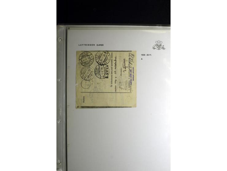 NORMSTEMPEL: AAHOF-ZVIDZIENA, umfangreiche Sammlung mit über 750 Briefen und Karten, alles sauber in 6 Alben
