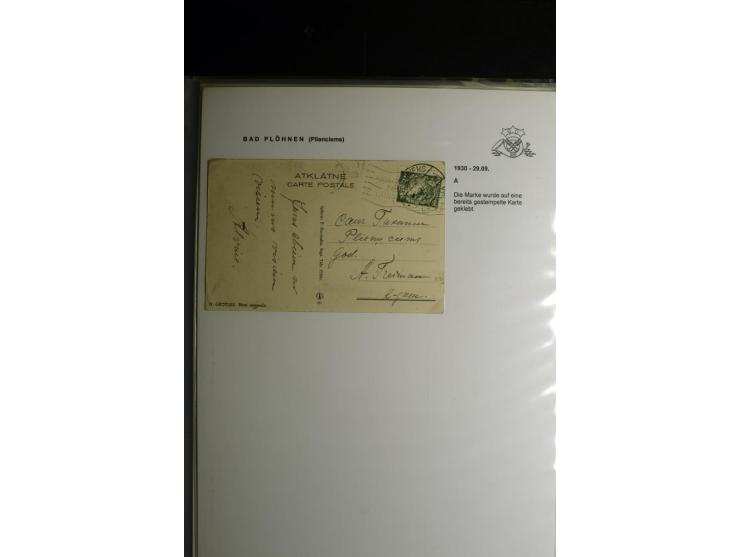 NORMSTEMPEL: AAHOF-ZVIDZIENA, umfangreiche Sammlung mit über 750 Briefen und Karten, alles sauber in 6 Alben