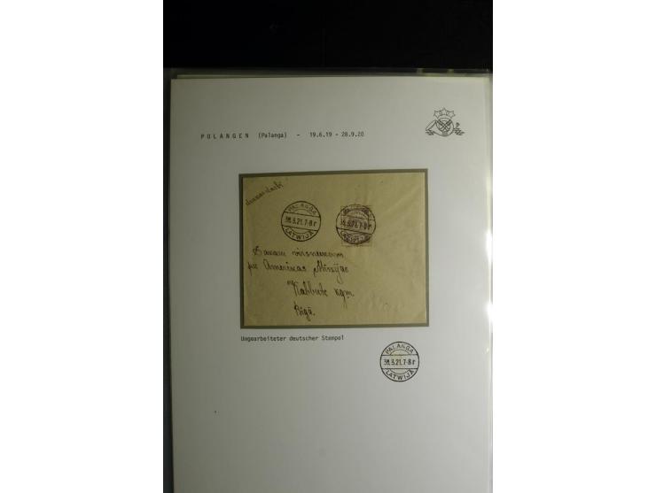NORMSTEMPEL: AAHOF-ZVIDZIENA, umfangreiche Sammlung mit über 750 Briefen und Karten, alles sauber in 6 Alben