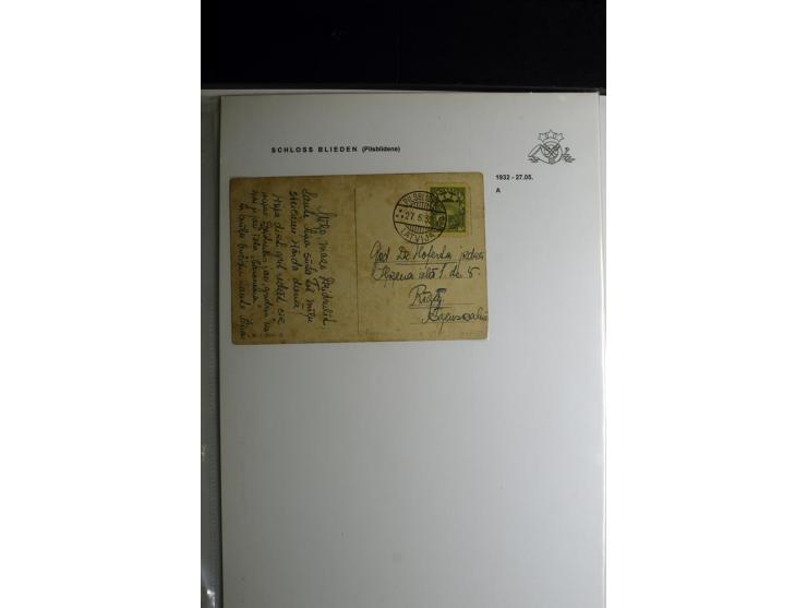 NORMSTEMPEL: AAHOF-ZVIDZIENA, umfangreiche Sammlung mit über 750 Briefen und Karten, alles sauber in 6 Alben