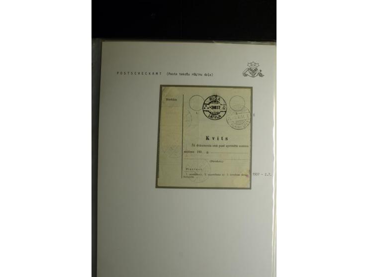 NORMSTEMPEL: AAHOF-ZVIDZIENA, umfangreiche Sammlung mit über 750 Briefen und Karten, alles sauber in 6 Alben
