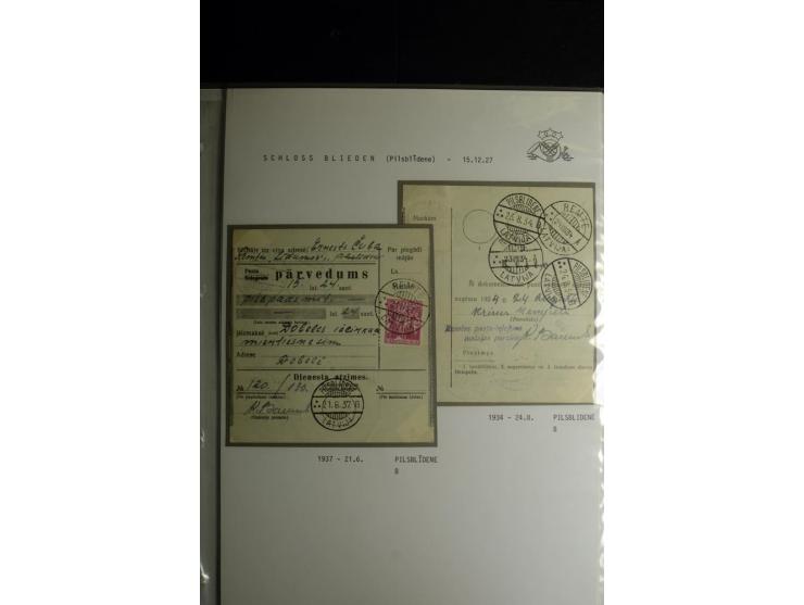 NORMSTEMPEL: AAHOF-ZVIDZIENA, umfangreiche Sammlung mit über 750 Briefen und Karten, alles sauber in 6 Alben