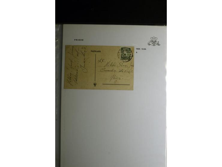 NORMSTEMPEL: AAHOF-ZVIDZIENA, umfangreiche Sammlung mit über 750 Briefen und Karten, alles sauber in 6 Alben