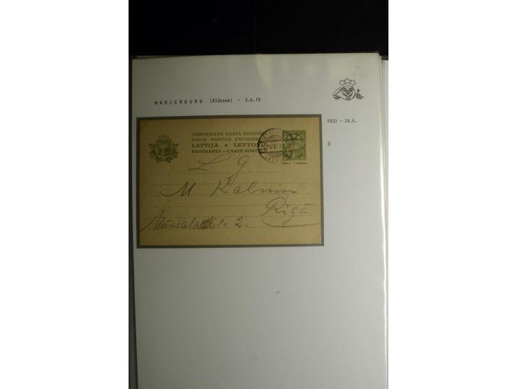 NORMSTEMPEL: AAHOF-ZVIDZIENA, umfangreiche Sammlung mit über 750 Briefen und Karten, alles sauber in 6 Alben