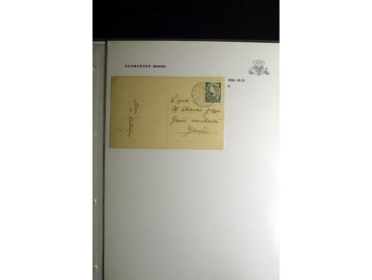 NORMSTEMPEL: AAHOF-ZVIDZIENA, umfangreiche Sammlung mit über 750 Briefen und Karten, alles sauber in 6 Alben