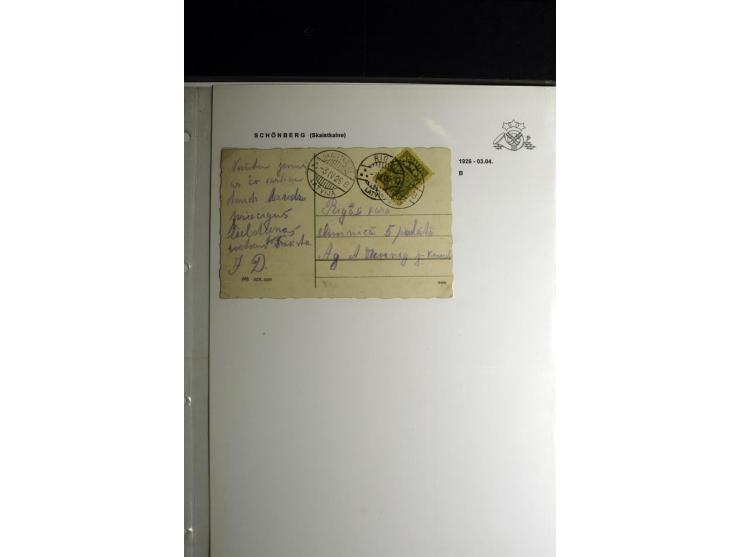 NORMSTEMPEL: AAHOF-ZVIDZIENA, umfangreiche Sammlung mit über 750 Briefen und Karten, alles sauber in 6 Alben