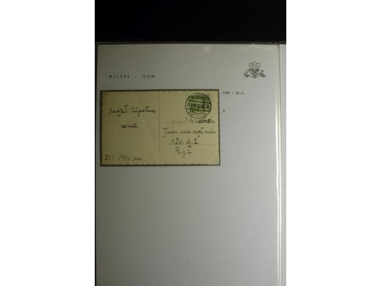 NORMSTEMPEL: AAHOF-ZVIDZIENA, umfangreiche Sammlung mit über 750 Briefen und Karten, alles sauber in 6 Alben