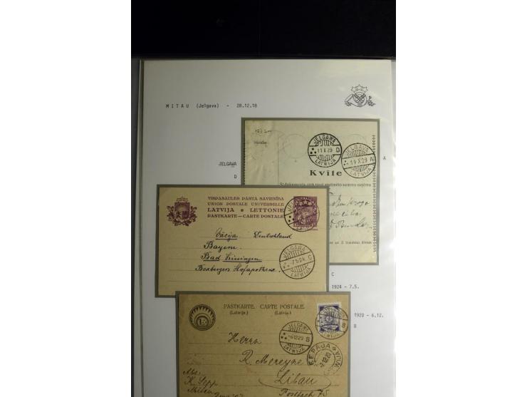 NORMSTEMPEL: AAHOF-ZVIDZIENA, umfangreiche Sammlung mit über 750 Briefen und Karten, alles sauber in 6 Alben