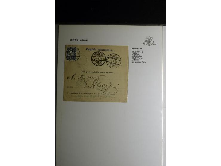 NORMSTEMPEL: AAHOF-ZVIDZIENA, umfangreiche Sammlung mit über 750 Briefen und Karten, alles sauber in 6 Alben