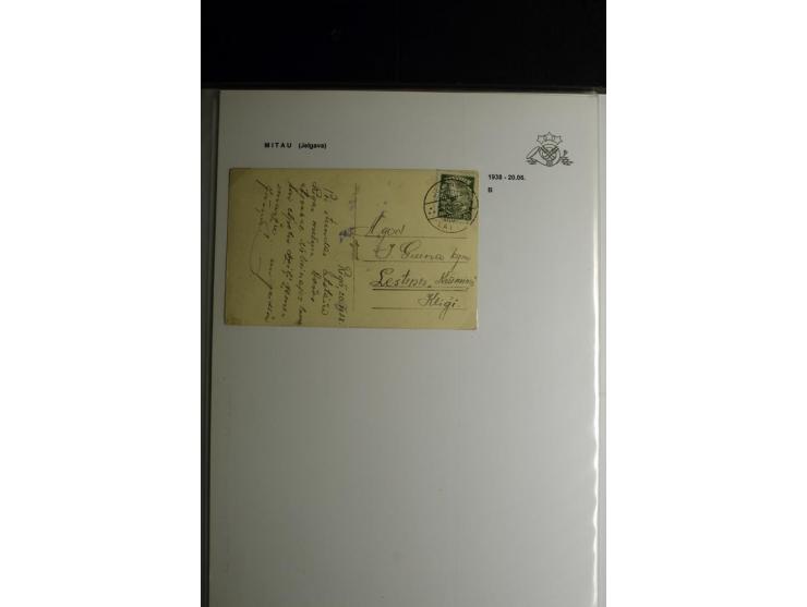 NORMSTEMPEL: AAHOF-ZVIDZIENA, umfangreiche Sammlung mit über 750 Briefen und Karten, alles sauber in 6 Alben